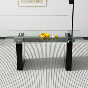 Skjoldglass Eikbord - Luxury Nordic Glass Dining Table