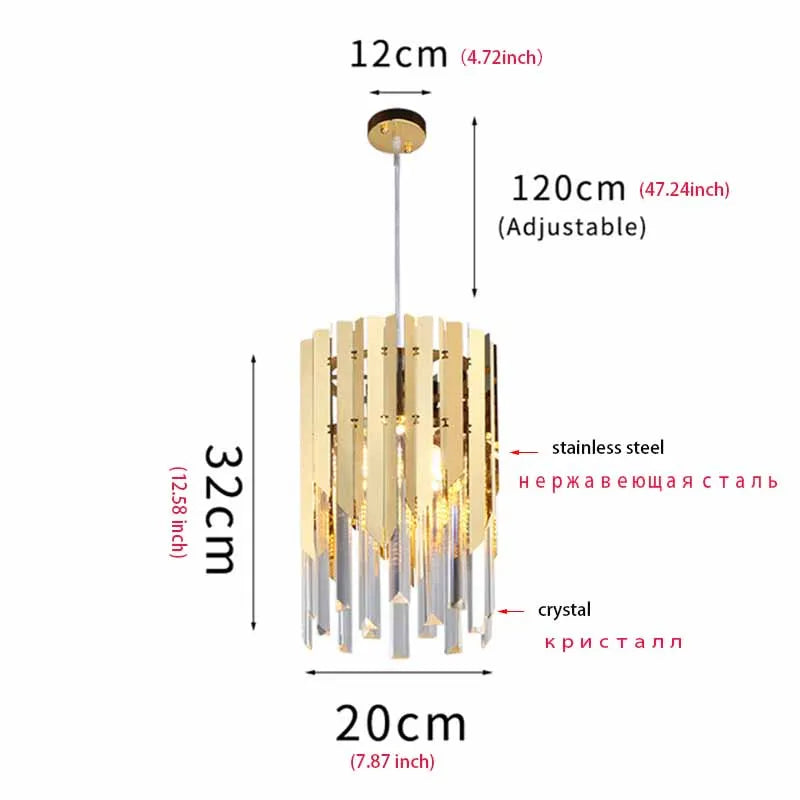 Lysstråle Luksus Kjøkkenkrone - Luxury Nordic LED Chandelier