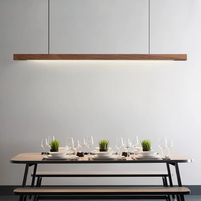 Trelyst Hengelampe - Luxury Nordic Wood Pendant Light