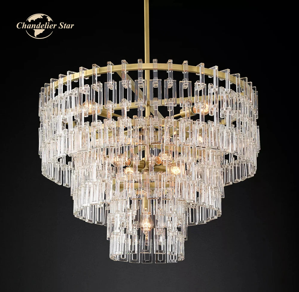 Magnhild Messingprakt Luksus - Luxury Nordic Brass Chandelier