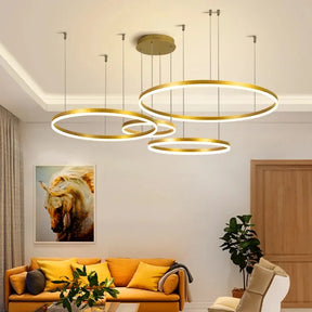 Nordisk Hringur Ljós - Luxury Nordic Rings Pendant Lights