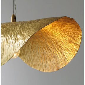 Hamrad Messing Hängande - Luxury Nordic Hammered Brass Pendant Light