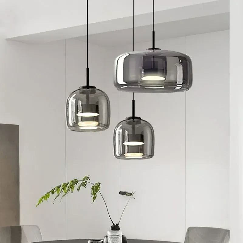 Klarhet Glasshengelamper - Simple Nordic Glass Pendant Light