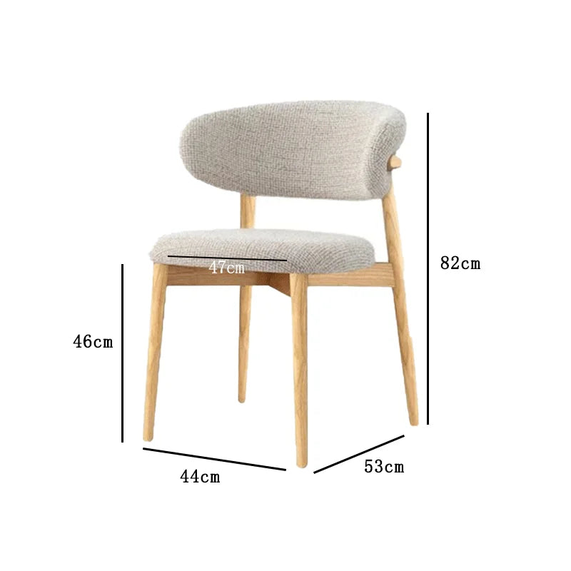 Haldora Mjukstol - 1 Luxury Nordic Dining Chair