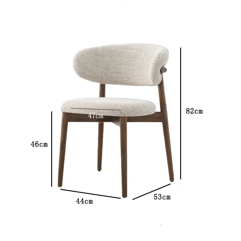 Haldora Mjukstol - 1 Luxury Nordic Dining Chair