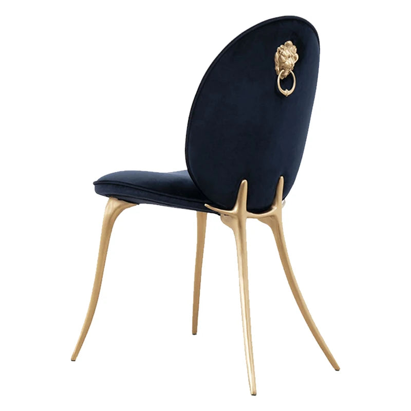 Aldis Vélstóll - 1 Luxury Royal Gold Nordic Dining Chair