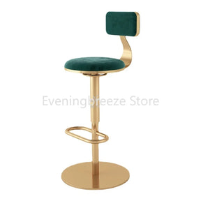 Lysander Velvetcrest - 1 Luxury Nordic Velvet Bar Stool