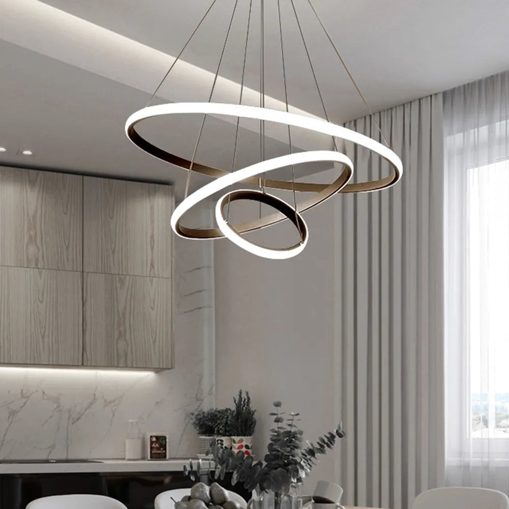 Vridningsskulptur Pendlamper - Luxury Nordic Swirl Pendant Light