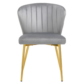 Velurprakt Nordisk Eleganse Stol - 2 Luxury Nordic Velvet Dining Chairs