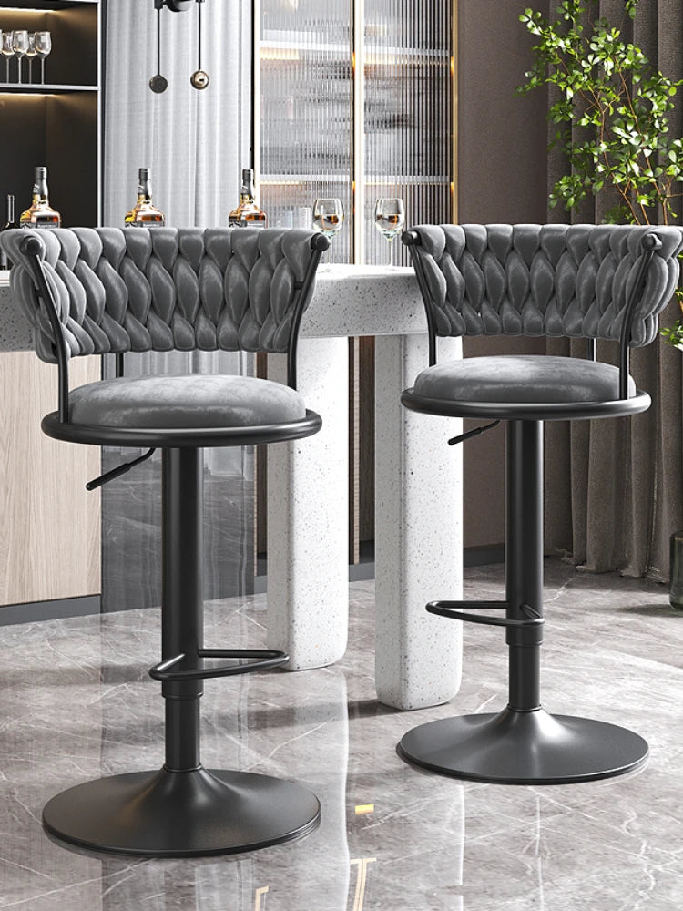 Ragnvald Gullhvirfing Hækistóll - 1 Luxury Nordic Gold Bar Stool