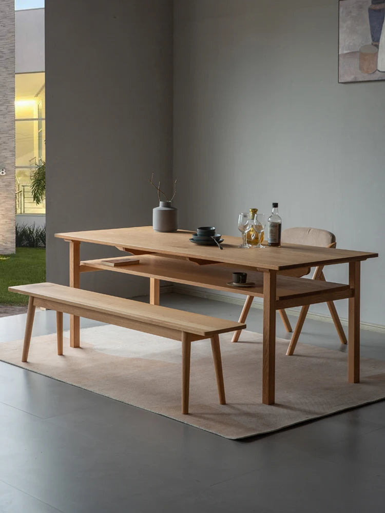 Legno D'Arte Tavolo - Luxury Italian Bench Dining Table