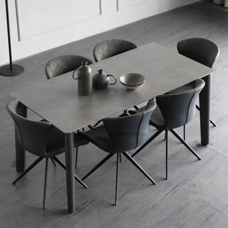 Nattskog Svart Elegans Bord - Luxury Black Nordic Dining Table