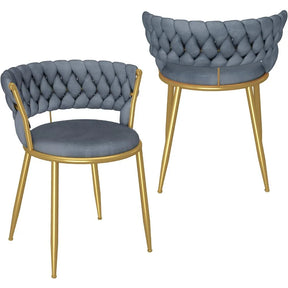 Silvurhjarta Herðaset - 4 Luxury Nordic Dining Chair Set