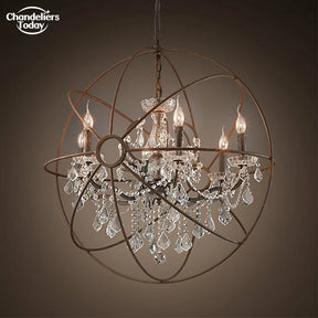 Haldor Krystallglobe Lux - Luxury Nordic Orb Chandelier