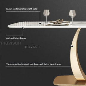 Hvelvlys Bjørnspisebord - Luxury Nordic Dining Table Set