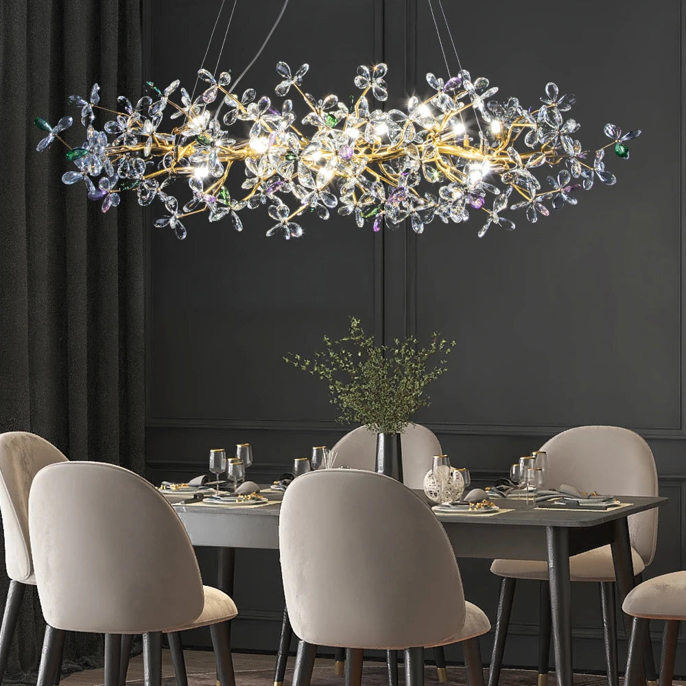 Kristallglans Lyxkrona - Luxury Nordic Chandelier