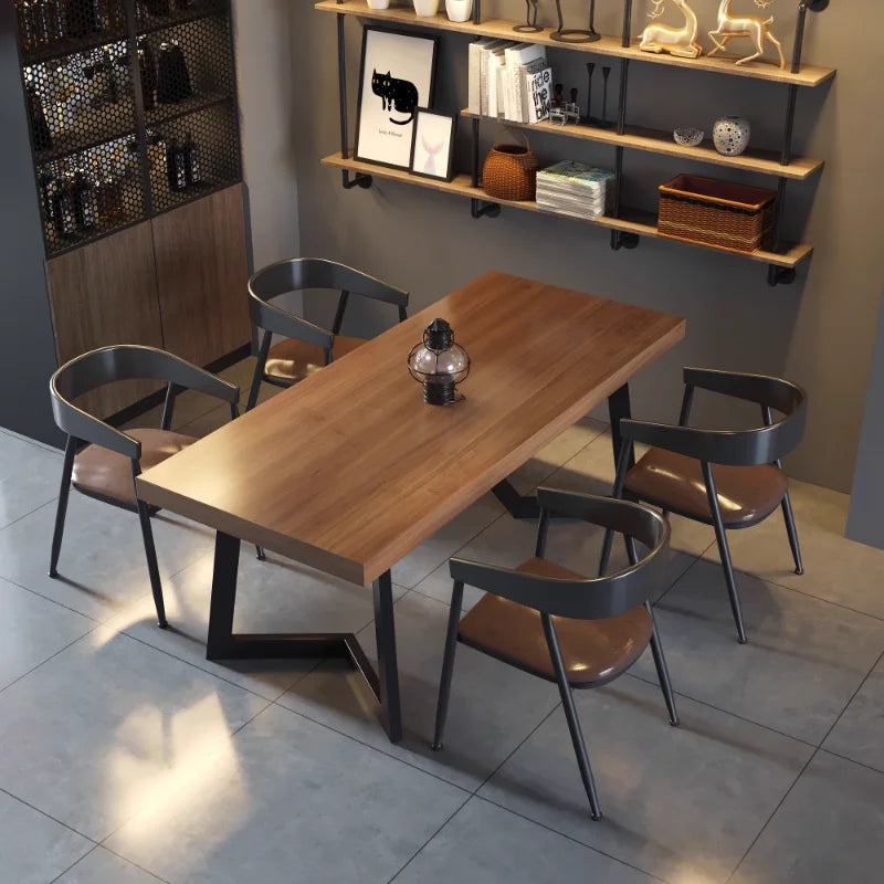 Skovbord Hjemlig - Luxury Nordic Wood Dining Table Set