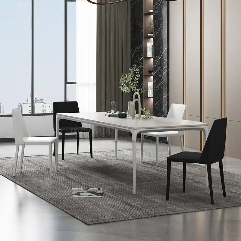 ArgentoLeggero Tavolo Semplice - Luxury Italian Dining Table Set