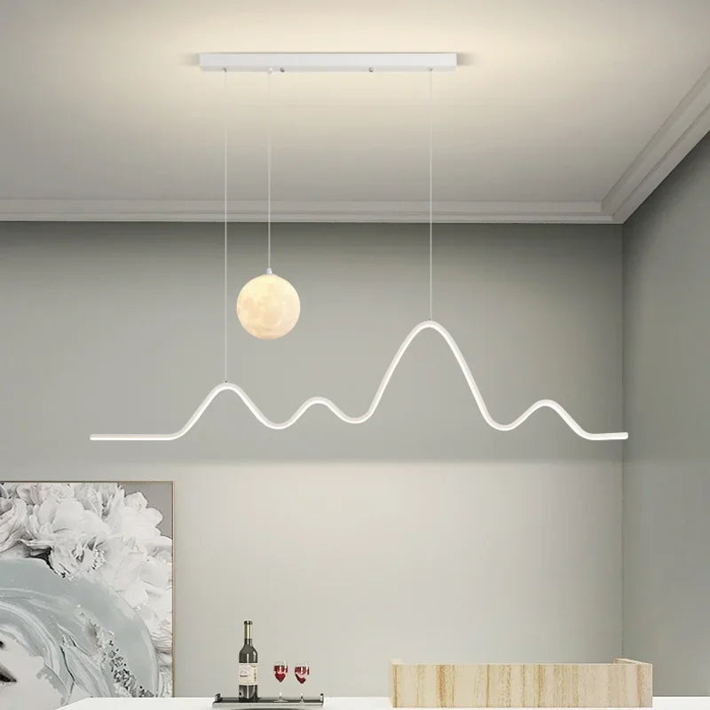 Åndehvit Lyspendel - Luxury Nordic Pendant Light