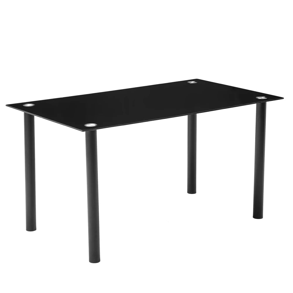 Lys Tre Glass Spisebord Sett - Simple Nordic Dining Table Set