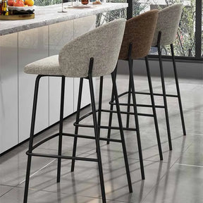 Ragnald Velvetcrest - 1 Luxury Nordic Bar Stool