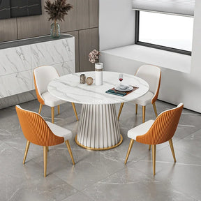 Marmorprakt Gullspis Ensemble - Luxury Nordic Dining Table Set