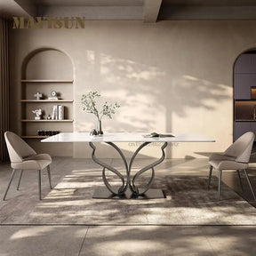 RiccoMarmo Tavolo - Luxury Italian Dining Table Set