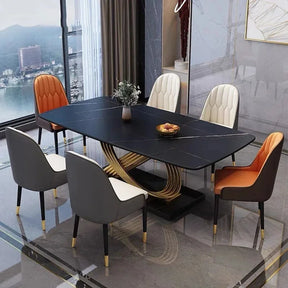 Nordisk Marmorprakt Spisebord - Luxury Nordic Dining Table Set