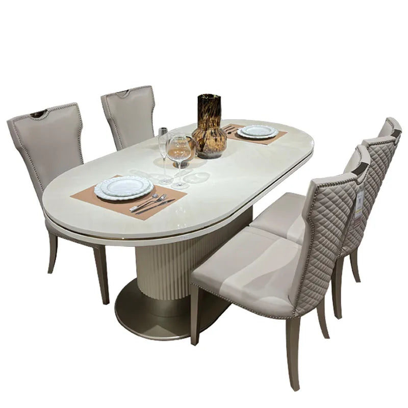 Huginn Marmorbord - Luxury Nordic Dining Table Set