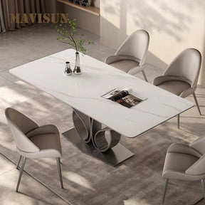 RiccoMarmo Tavolo - Luxury Italian Dining Table Set