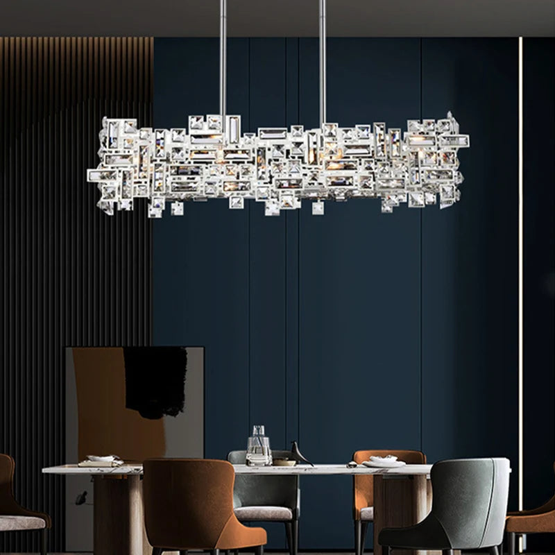 Kristallprakt Hengelampe - Luxury Nordic Crystal Pendant Light