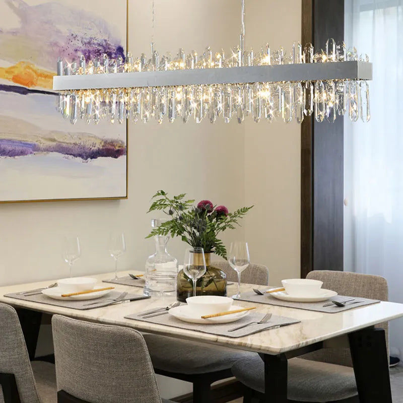 Krystallglans Hengende Lysekrone - Luxury Nordic Crystal Pendant Light