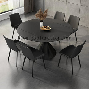Svartsten Elegans Bord - Luxury Nordic Black Stone Dining Table