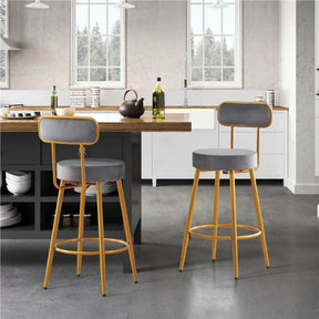 Olaf Gullbenk Stol - 2 Luxury Nordic Bar Stools