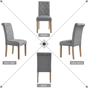 Sjøglans Stol - Luxury Nordic Dining Chair 2 Pc