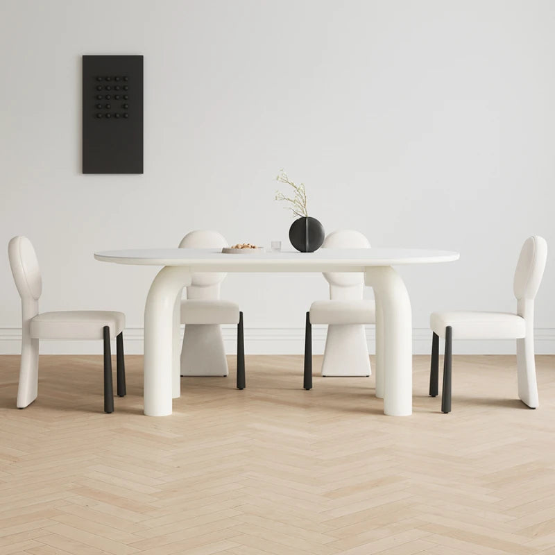 HerskapeligPrakt Bord - Luxury Nordic White Dining Table