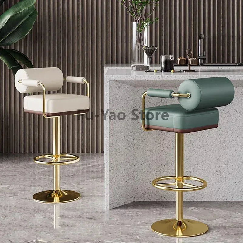 Magnus Velvetcrest - 1 Luxury Nordic Bar Stool