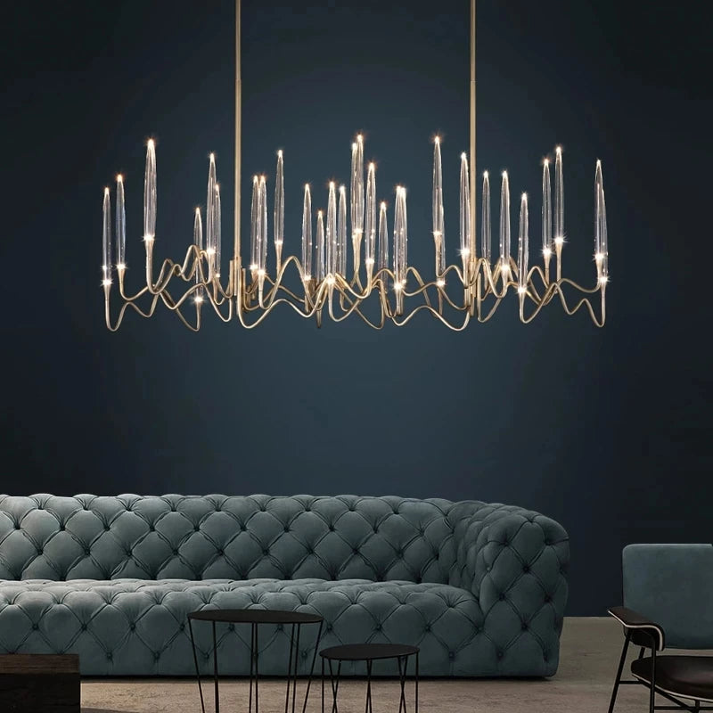 Kristallglans Fjärdeljus - Luxury Nordic Crystal Chandelier