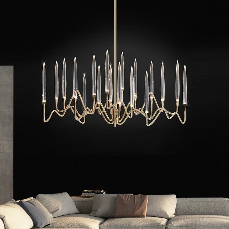 Kristallglans Fjärdeljus - Luxury Nordic Crystal Chandelier