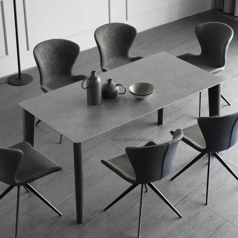 Nattskog Svart Elegans Bord - Luxury Black Nordic Dining Table