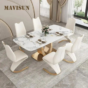 Hvelvlys Bjørnspisebord - Luxury Nordic Dining Table Set