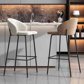 Ragnald Velvetcrest - 1 Luxury Nordic Bar Stool