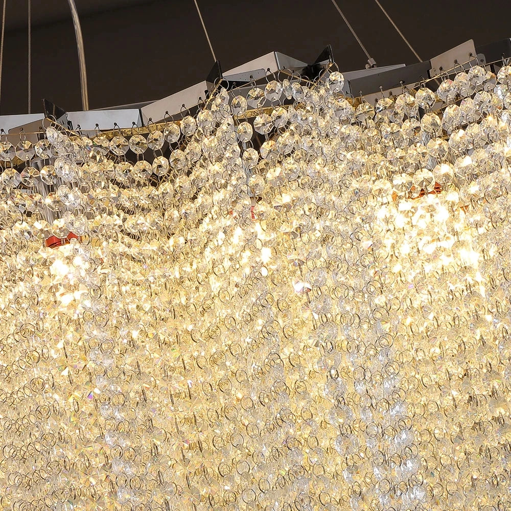 Hjartekrone Kristallglans - Luxury Nordic Chandelier