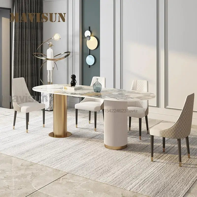 ArvPrakt Marmor Bord - Luxury Nordic Dining Table Set