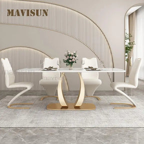 Hvelvlys Bjørnspisebord - Luxury Nordic Dining Table Set