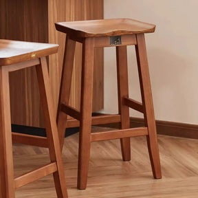 Aldrich Timbercrest - 1 Luxury Nordic Solid Wood Bar Stool