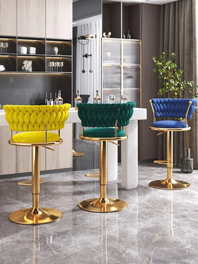 Ragnvald Gullhvirfing Hækistóll - 1 Luxury Nordic Gold Bar Stool