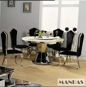 Gullsten Marmorbord - Luxury Nordic Dining Table