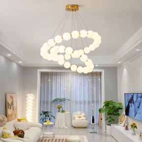 Perlehimmel Pendlamper - Luxury Nordic Pearl Pendant Lights