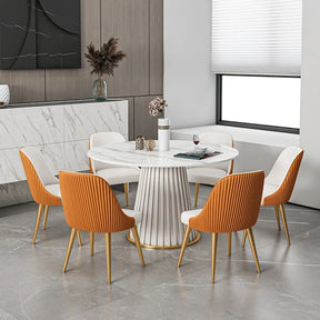 Marmorprakt Gullspis Ensemble - Luxury Nordic Dining Table Set